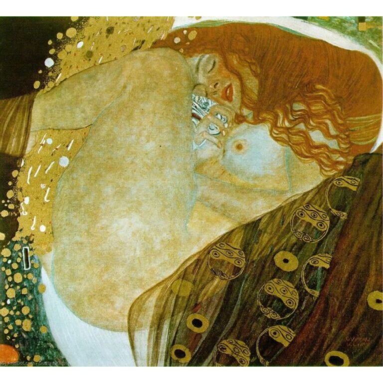 Gustav Klimt – Danaë: Altının içinden gelen sessiz uyanış
