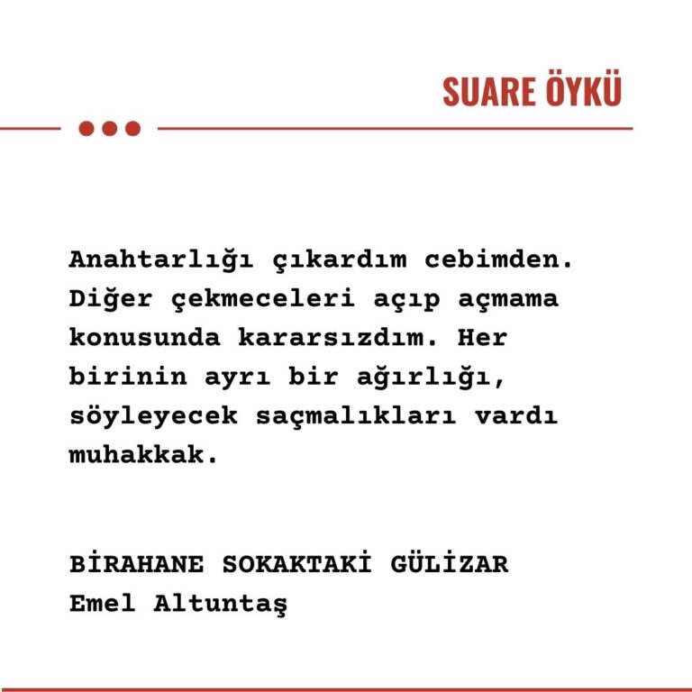 BİRAHANE SOKAKTAKİ GÜLİZAR