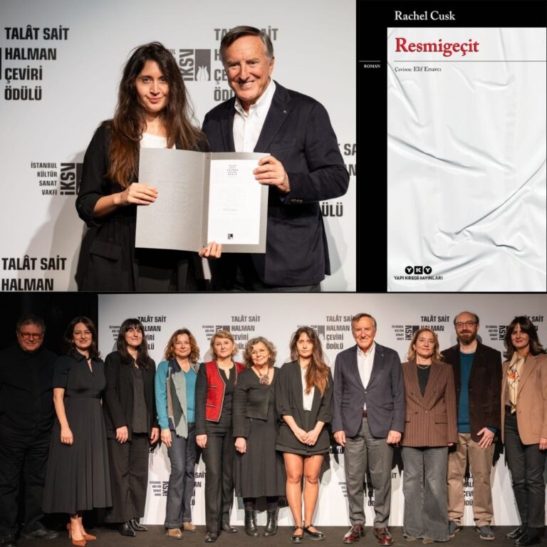Talât Sait Halman Çeviri Ödülü Rachel Cusk’ın ‘Resmigeçit’i ile Elif Ersavcı’nın oldu