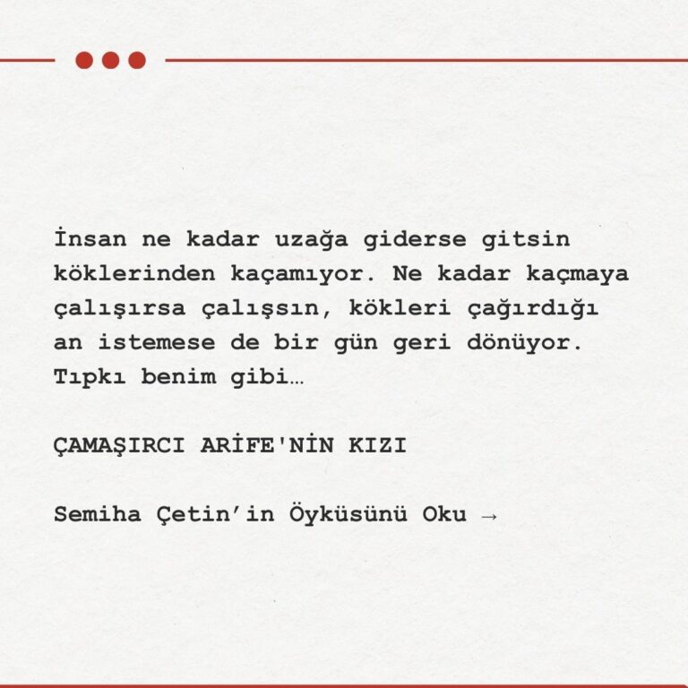 ÇAMAŞIRCI ARİFE’NİN KIZI