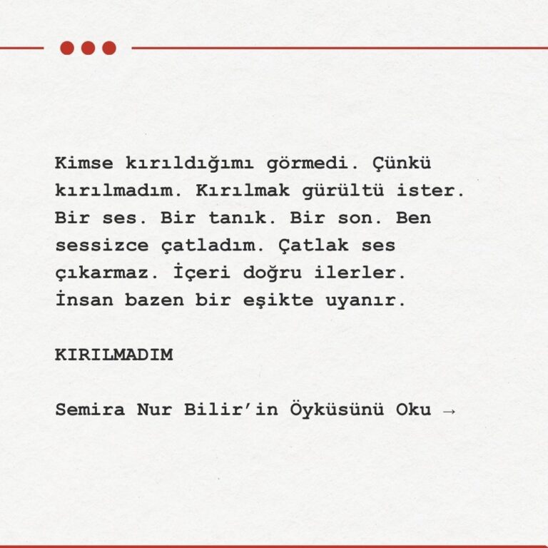 KIRILMADIM