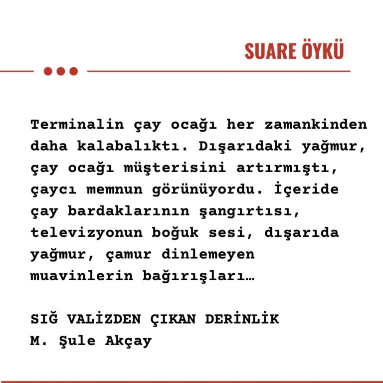 SIĞ VALİZDEN ÇIKAN DERİNLİK