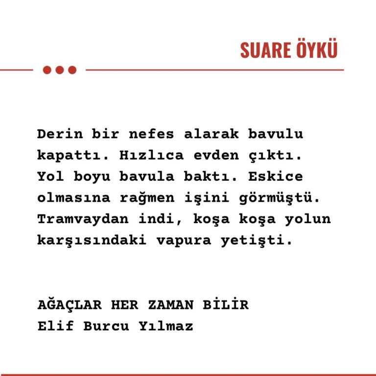 AĞAÇLAR HER ZAMAN BİLİR