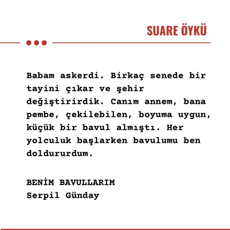 BENİM BAVULLARIM