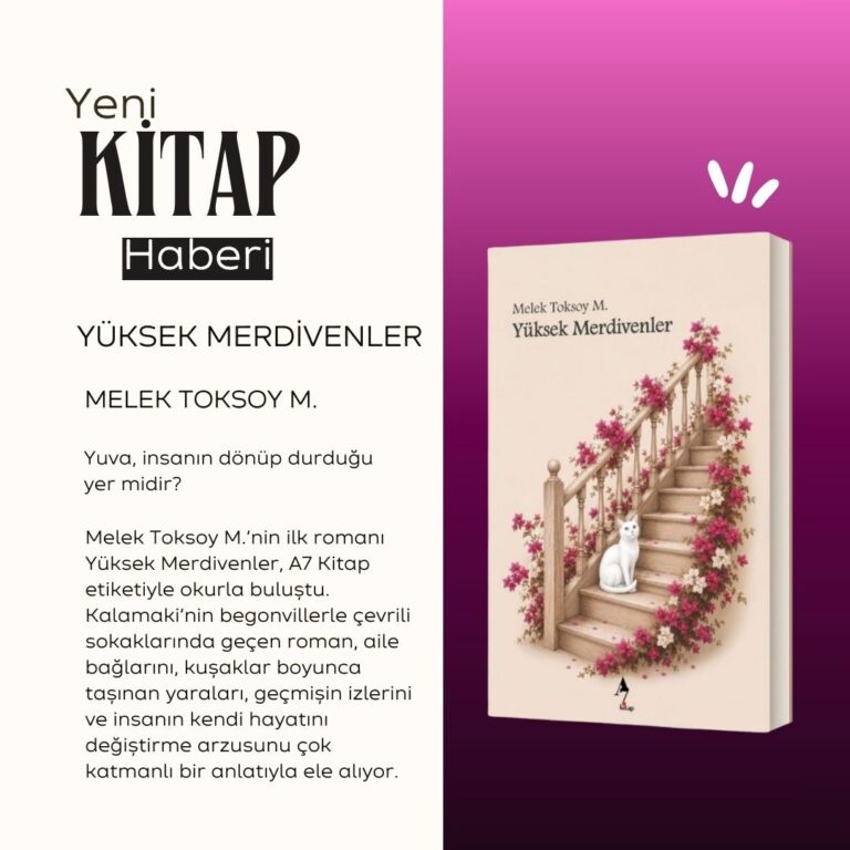 Melek Toksoy M.’nin ilk romanı okurla buluştu: Yüksek Merdivenler